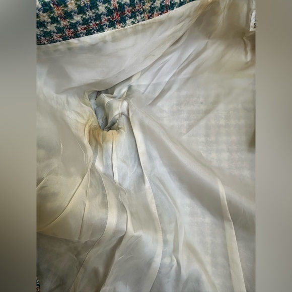 Yves Saint Laurent Tweed Pattern Blazer, Size 10 - Picture 13 of 14